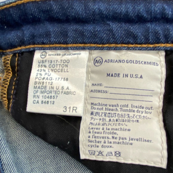 Women’s Adriano Goldschmied jeans size 31R - Picture 5 of 10